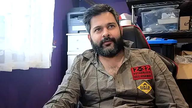 Bad_bearded_dad — show bulge wearing underwear