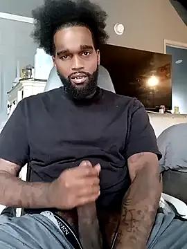 EbonyKing69 — Ass naked cum session