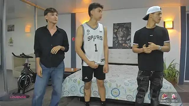 Playhardsexx — TWO BOYS DOMINATE MOUTH IN DEEP THROAT